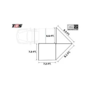 Aksesoris Offroad DeltaWing XTR-143 | 270 Degree Freestanding Awning Ironman4x4 IAWN270012 7 93672cf1_21b2_482e_8613_c6f1c5b488c6