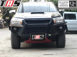 Hillux Revo 2015+ BUMPER DEPAN RAPTOR BAR TOYOTO HILLUX REVO<br>	 1 ezywatermark171120110105115_5