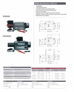 Aksesoris Offroad WINCH GLADIATOR 6000 1 gladiator_6000