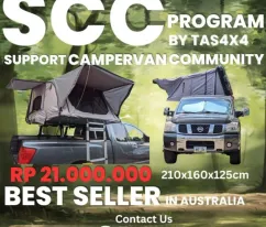 Aksesoris Offroad SUPPORT CAMPERVAN COMMUNITY 210X160X125