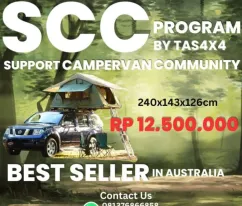 Aksesoris Offroad SUPPORT CAMPERVAN COMMUNITY 240X143X126